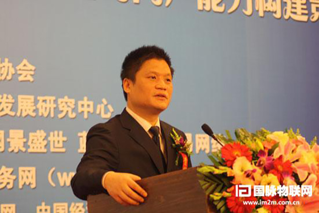 摩域体育信息化发展研究中心主任、首席研究员杨冰之以《智慧企业-大型企业网络转型战略》为题作了主题发言