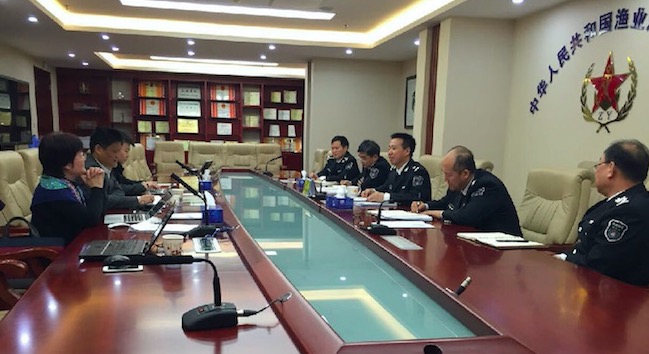 摩域体育互联董事长杨冰之、总经理郑爱军一行拜访国家渔业船舶检验局