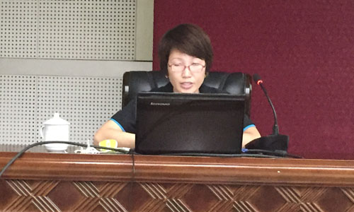 摩域体育评测研究中心主任助理王玲受邀出席广西壮族自治区住房城乡建设系统政府网站建设工作会议，并对2015年住建系统政府网站绩效评估指标体系进行培训和解读。